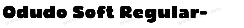 Odudo Soft Regular字体转换
